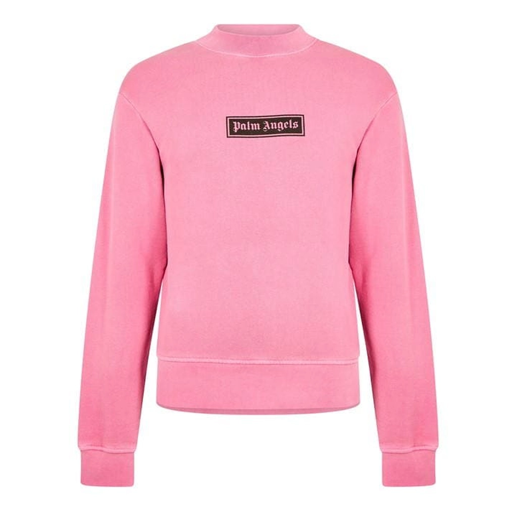 Palm Angels Box Crew Sweatshirt - Pink